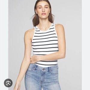 WHBM FOR ME Ribbed Tank NWT Size Large